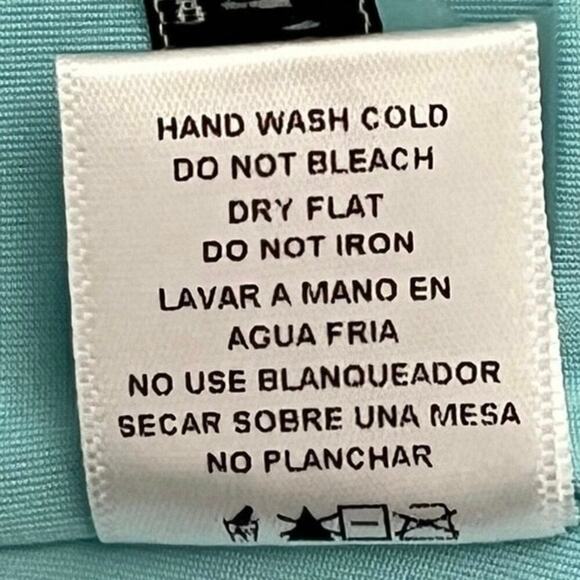 Dippin Daisy’s Swim Top Women’s Sz XL Blue(Crystal) Scuba Material Swimwear NWT - Picture 6 of 11